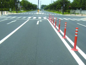 車線分離標